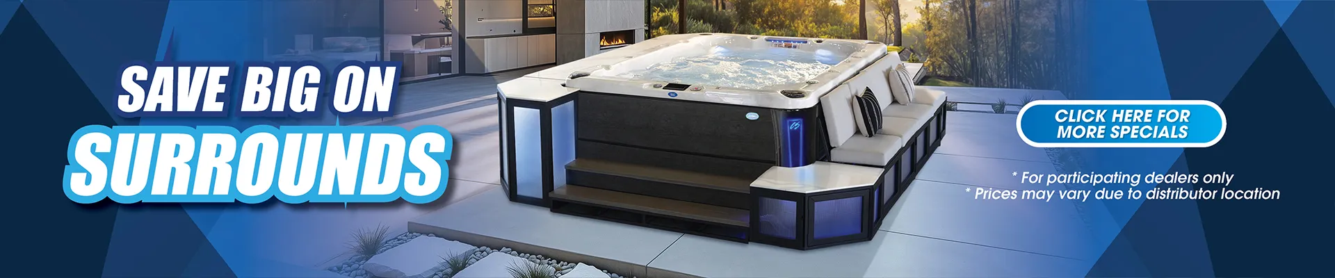 Calspas hot tub being used in a family setting - Bismarck