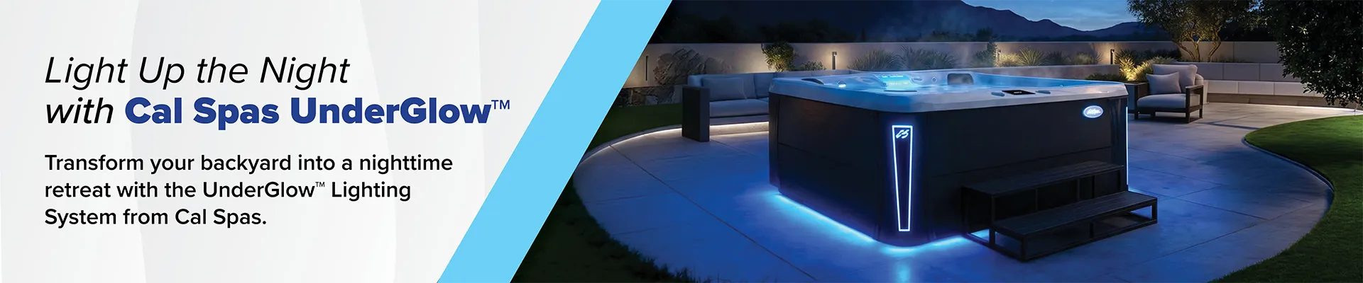 Calspas hot tub being used in a family setting - Bismarck